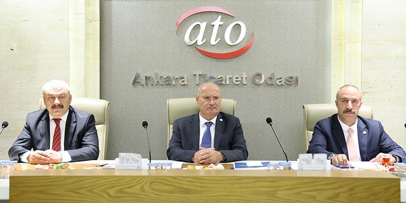 DOĞAL TAŞ, MERMER VE HAZIR BETON SEKTÖRÜ, ATO'DA KONUŞULDU