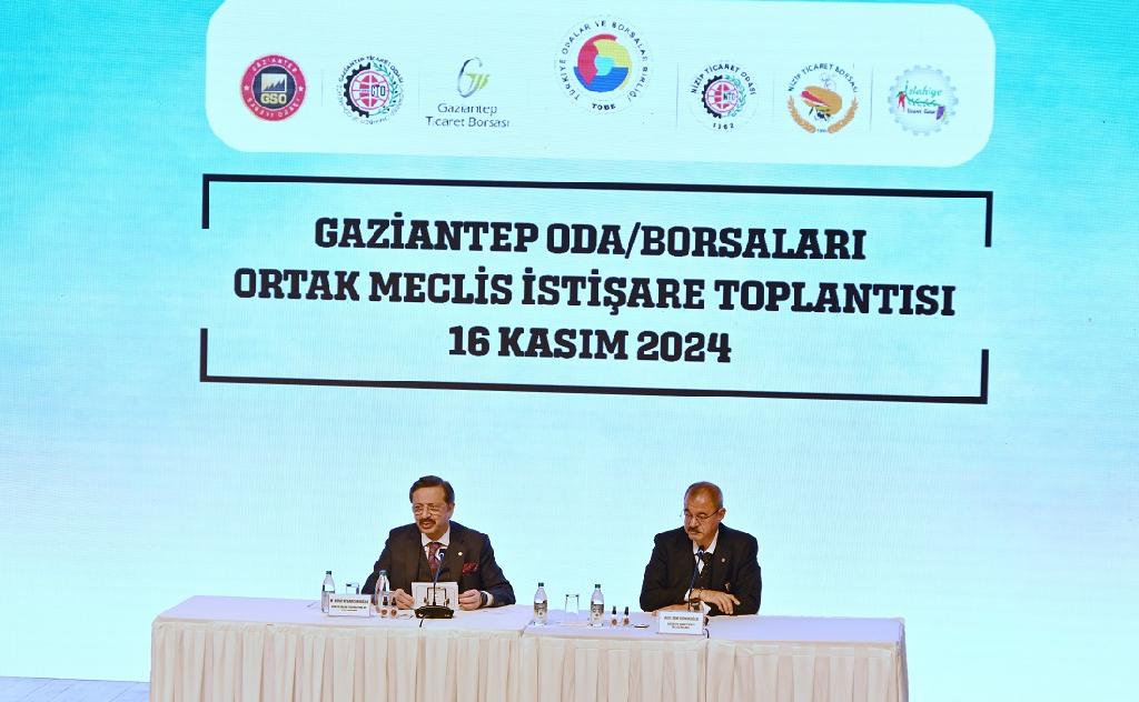 Hisarcıklıoğlu, Gaziantep iş dünyası ile buluştu