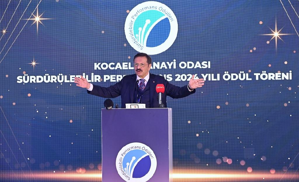 Kocaeli SO Sürdürülebilir Performans 2024 Yılı Ödülleri sahiplerini buldu